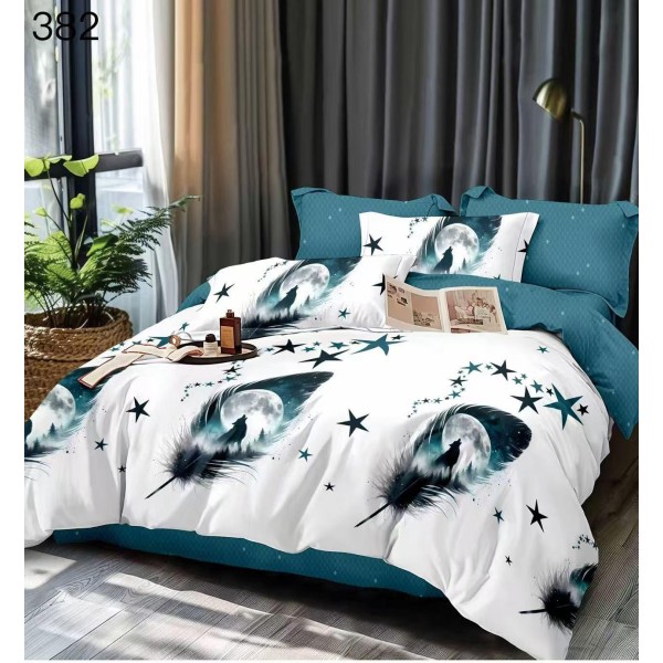 Lenjerie de pat dublu Bumbac FINET, pentru 2 persoane, 6 piese, Cearceaf de pat 230 x 250cm, CF93 Lenjerie de pat dublu Bumbac FINET, pentru 2 persoane, 6 piese, Cearceaf de pat 230 x 250cm, CF93