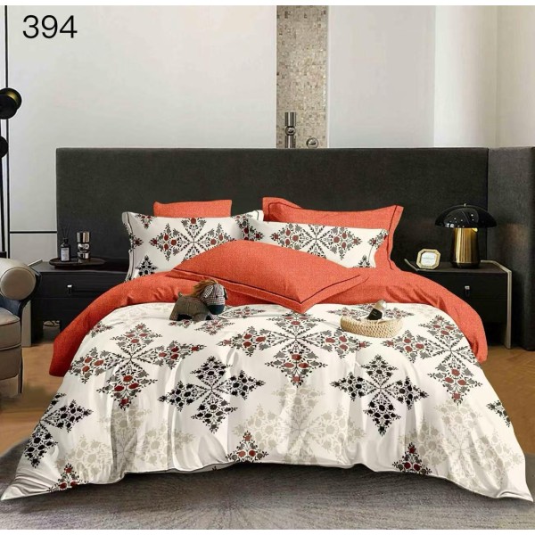 Lenjerie de pat dublu Bumbac FINET, pentru 2 persoane, 6 piese, Cearceaf de pat 230 x 250cm, CF97 Lenjerie de pat dublu Bumbac FINET, pentru 2 persoane, 6 piese, Cearceaf de pat 230 x 250cm, CF97