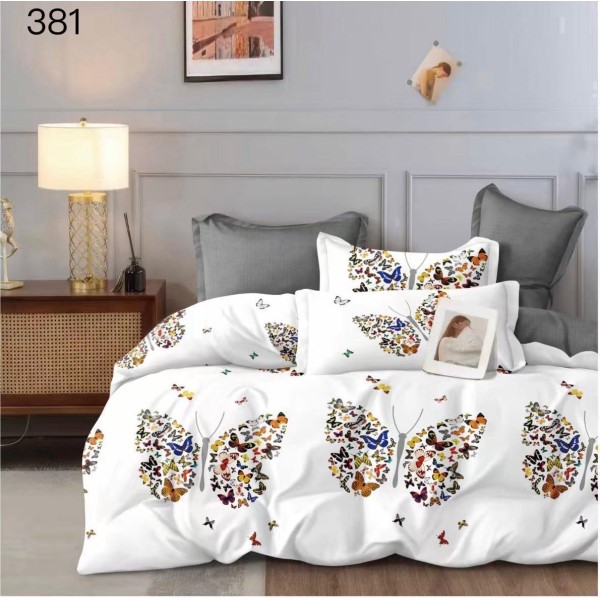 Lenjerie de pat dublu Bumbac FINET, pentru 2 persoane, 6 piese, Cearceaf de pat 230 x 250cm, CF109 Lenjerie de pat dublu Bumbac FINET, pentru 2 persoane, 6 piese, Cearceaf de pat 230 x 250cm, CF109