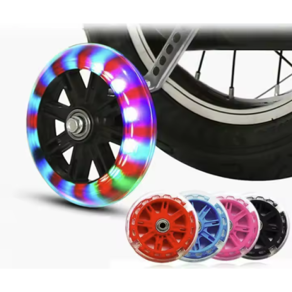 Roti ajutatoare cu sau fara  led-uri, pentru bicicleta, 12-20 inch dif culori RA1 Roti ajutatoare cu sau fara  led-uri, pentru bicicleta, 12-20 inch dif culori RA1