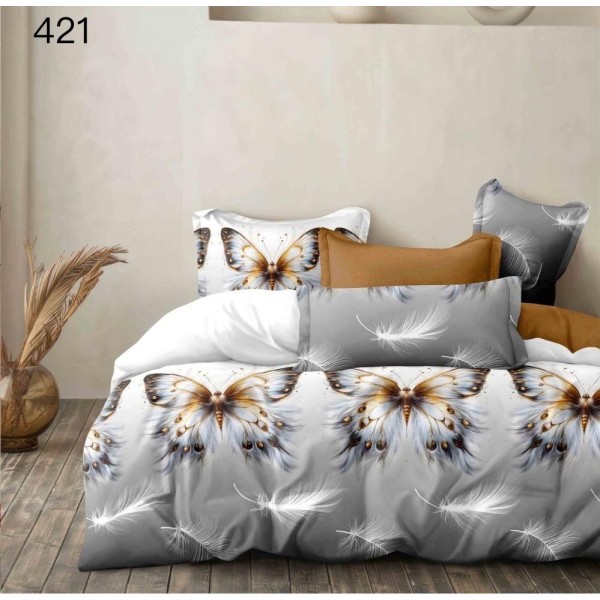 Lenjerie de pat dublu Bumbac FINET, pentru 2 persoane, 6 piese, Cearceaf de pat 230 x 250cm, CF120 Lenjerie de pat dublu Bumbac FINET, pentru 2 persoane, 6 piese, Cearceaf de pat 230 x 250cm, CF120