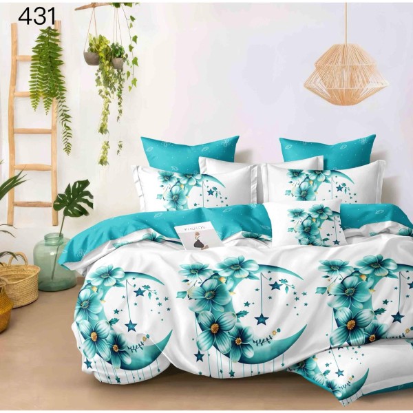 Lenjerie de pat dublu Bumbac FINET, pentru 2 persoane, 6 piese, Cearceaf de pat 230 x 250cm, CF125 Lenjerie de pat dublu Bumbac FINET, pentru 2 persoane, 6 piese, Cearceaf de pat 230 x 250cm, CF125