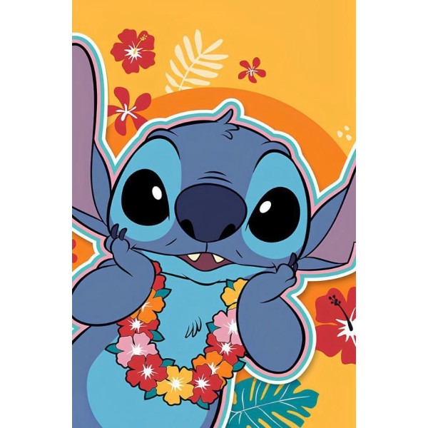 Covor antiderapant pentru camera copilului stitch 120x180 cst5 Covor antiderapant pentru camera copilului stitch 120x180 cst5