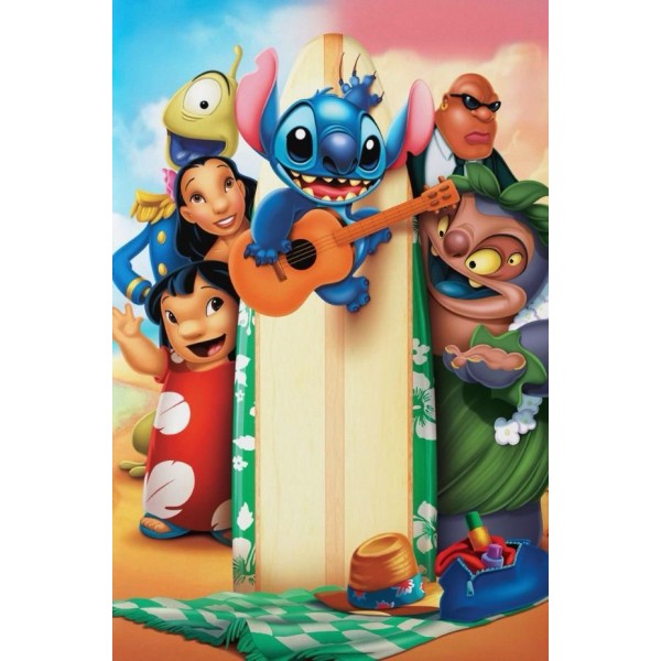 Covor antiderapant pentru camera copilului stitch 120x180 cst4 Covor antiderapant pentru camera copilului stitch 120x180 cst4