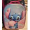 Ghiozdan Stitch Disney 3D in Relief Roz cu Mov Ghiozdan Gradinita, Scoala, Vacanta , 33x27x15 GS2