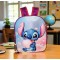 Ghiozdan Stitch Disney 3D in Relief Roz cu Mov Ghiozdan Gradinita, Scoala, Vacanta , 33x27x15 GS2