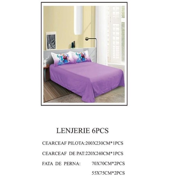 Lenjerie Bumbac tip Finet Premium , MICKEY BB-MIOI , LS3 Lenjerie Bumbac tip Finet Premium , MICKEY BB-MIOI , LS3