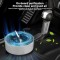 Scrumiera cu Purificator de Aer, AeroAsh CleanTray - Purificator de Aer Integrat, Aer Curat, Filtrare Eficienta, Design Modern si Compact, Capac Detasabil, Curatare Usoara, Silentioasa, Utilizare Versatila, Gri Inchis