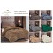 Pilota Cocolino gofrat 3D fluturi, cu blanita asortata, 200x230cm si 2 fete de perna 50x70cm,GRI ALBASTRUI  ,PFM5