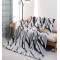 Patura cocolino 200x230 cm, ZEBRA GRI NEGRU,cod produs PCIL2