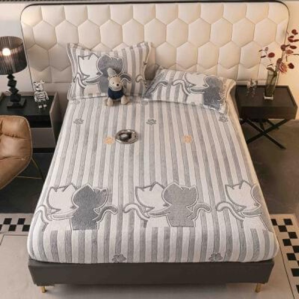 Husa de pat cu elastic COCOLINO+ 2 fete de perna HCj24
