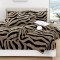 Lenjerie Cocolino DIN BLANITA DE OAIE,4 piese cu elastic ,MODEL ZEBRA 3D IN RELIEF LC4PEY2