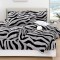 Lenjerie Cocolino DIN BLANITA DE OAIE,4 piese cu elastic ,MODEL ZEBRA 3D IN RELIEF LC4PEY5