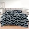 Lenjerie Cocolino DIN BLANITA DE OAIE,4 piese cu elastic ,MODEL ZEBRA 3D IN RELIEF LC4PEY10