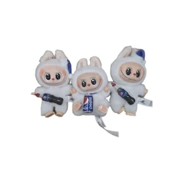Blindbox cu figurina din plus Bubu super adorabil, PEPSI edition, aprox 18cm, BBF2