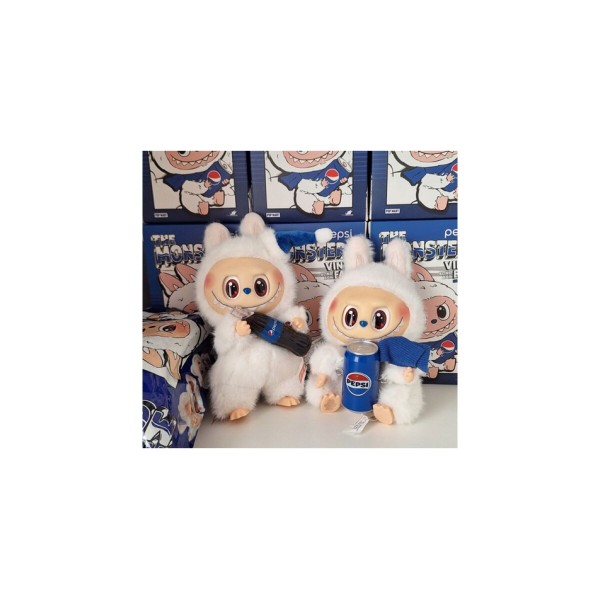 Blindbox cu figurina din plus Bubu super adorabil, PEPSI edition, aprox 18cm, BBF2