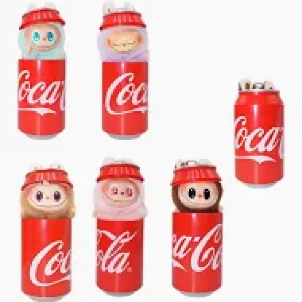 Figurina Labubu THE MONSTERS - DOZA Coca Cola, POP MART LBB3