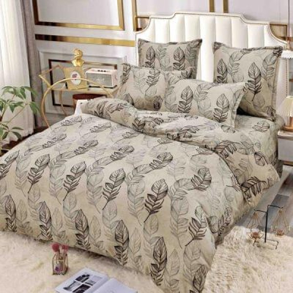 LENJERIE PUFOASA COCOLINO CU 6 PIESE PENTRU PAT DUBLU LC-J21