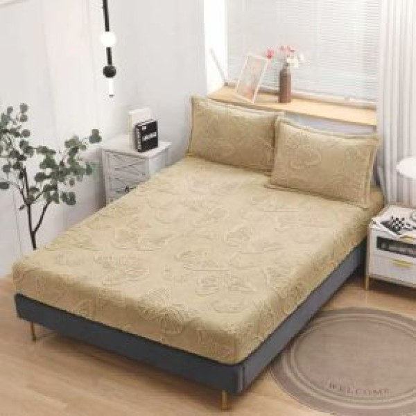 Husa de Pat Cocolino+2 Fete Perna,MODEL  FLUTURI 3D in relief HCCF3D9