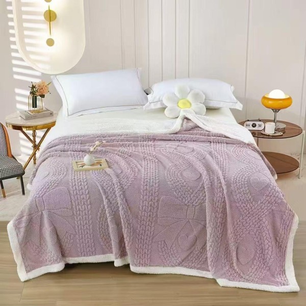 Patura Cocolino pufoasa, PLIC CU FERMOAR cu blanita, MODEL ABSTRACT3D, 200 x 230cm, pentru 2 persoane, PCSK14