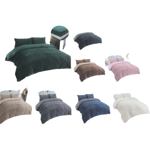 Lenjerie Cocolino pat dublu , 4 piese, cu ELASTIC LCCEM2
