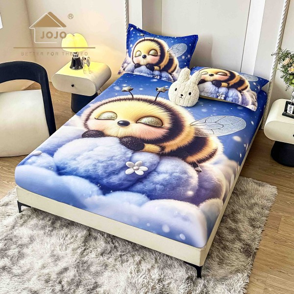 HUSE DE PAT 3 PIESE ,imprimare digitală 5D HE5DJ13