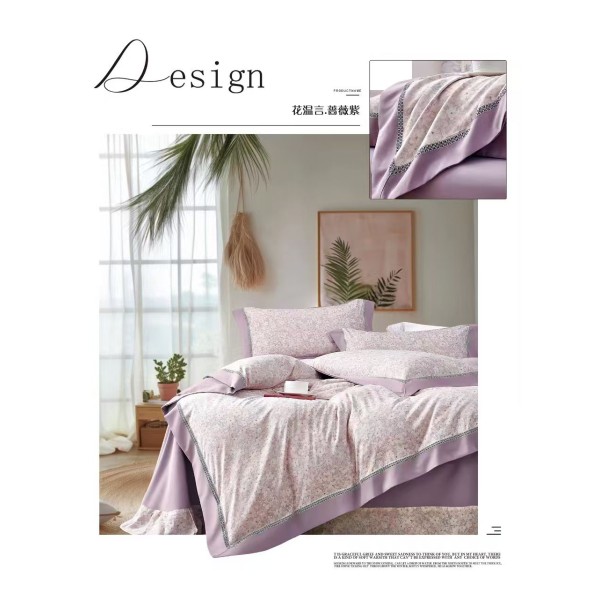 Lenjerie de pat Premium 4 PIESE , SENIOR – Dreamy Journey DIN FINET ,PAT DUBLU 200X230 LCS4P11