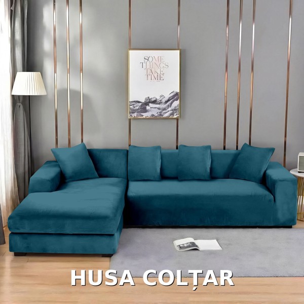 Husa de Coltar din Catifea HCM2 TURQOISE Husa de Coltar din Catifea HCM2 TURQOISE