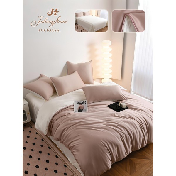 Set Lenjerie de pat 6 piese, Uni, 2 Persoane, Satin/Matase, Cearceaf de pat 230x240cm, LMM12 Set Lenjerie de pat 6 piese, Uni, 2 Persoane, Satin/Matase, Cearceaf de pat 230x240cm, LMM12