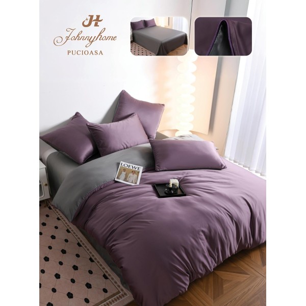 Set Lenjerie de pat 6 piese, Uni, 2 Persoane, Satin/Matase, Cearceaf de pat 230x240cm, LMM13 Set Lenjerie de pat 6 piese, Uni, 2 Persoane, Satin/Matase, Cearceaf de pat 230x240cm, LMM13