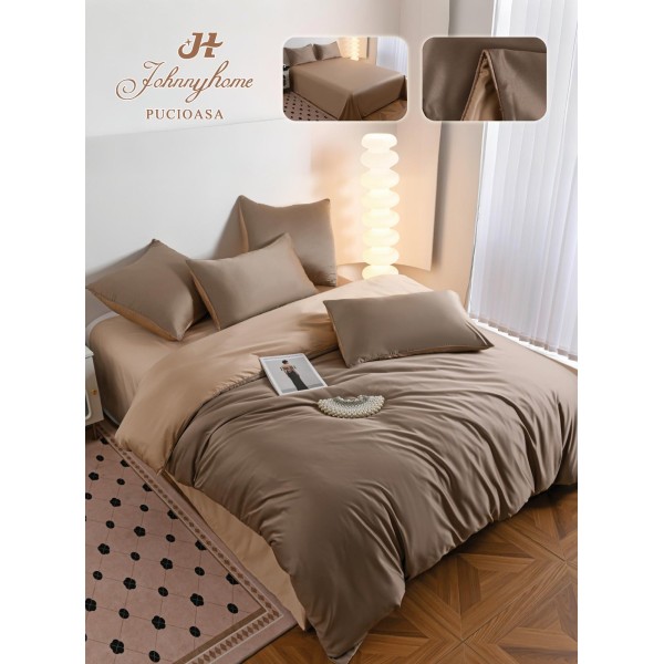 Set Lenjerie de pat 6 piese, Uni, 2 Persoane, Satin/Matase, Cearceaf de pat 230x240cm, LMM15 Set Lenjerie de pat 6 piese, Uni, 2 Persoane, Satin/Matase, Cearceaf de pat 230x240cm, LMM15