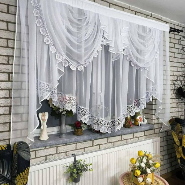 Set unic de perdele Plus draperii decorative pentru sufragerie dormitor, 4 Metri Pe 160cm, PRDL3 Set unic de perdele Plus draperii decorative pentru sufragerie dormitor, 4 Metri Pe 160cm, PRDL3