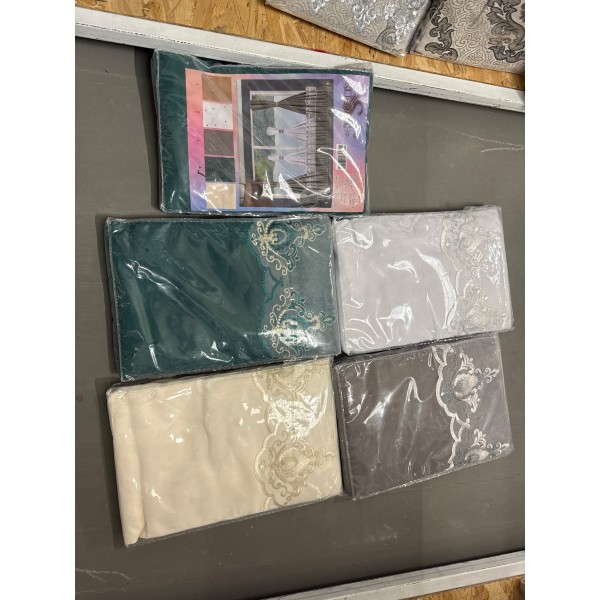 Set unic de perdele Plus draperii decorative pentru sufragerie dormitor, 4 Metri Pe 160cm, PRDL6