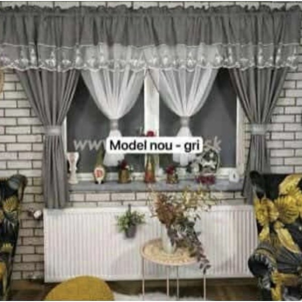 Set unic de perdele Plus draperii decorative pentru sufragerie dormitor, 4 Metri Pe 160cm, PRDL6 Set unic de perdele Plus draperii decorative pentru sufragerie dormitor, 4 Metri Pe 160cm, PRDL6