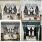 Set unic de perdele Plus draperii decorative pentru sufragerie dormitor, 4 Metri Pe 160cm, PRDL6