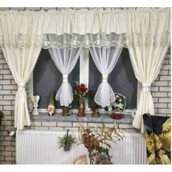 Set unic de perdele Plus draperii decorative pentru sufragerie dormitor, 4 Metri Pe 160cm, PRDL8 Set unic de perdele Plus draperii decorative pentru sufragerie dormitor, 4 Metri Pe 160cm, PRDL8