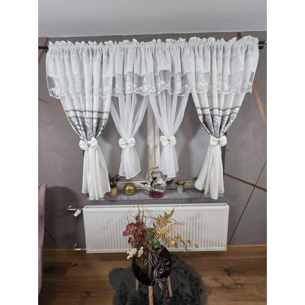 Set unic de perdele Plus draperii decorative pentru sufragerie dormitor, 4 Metri Pe 160cm, PRDL10 Set unic de perdele Plus draperii decorative pentru sufragerie dormitor, 4 Metri Pe 160cm, PRDL10