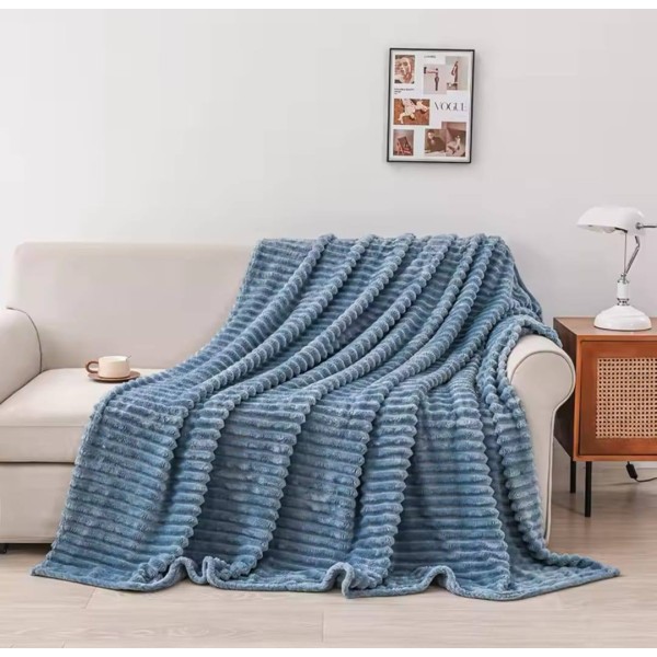 Pătură Dublă Tip Raiat 200x230 cm – Super Moale și Confortabilă PBPR3