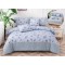 Lenjerie DIN FINET 6 piese, CEARCEAF DE PAT CU ELASTIC, pat dublu,   LFE6PP17