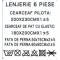 Lenjerie de pat bumbac fin grofat cu elastic  ,  LFE6PP21