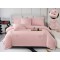 Set Lenjerie , Eleganta de Lux, Bumbac fin cu Broderie, 6 piese, Cearceaf de pat cu elastic 180x200 cm ,cutie cadou LCPE7