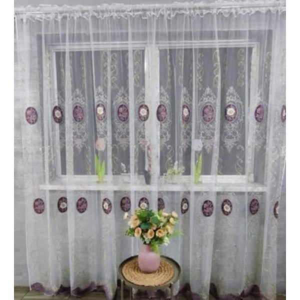 Set unic de perdele Plus draperii decorative pentru sufragerie dormitor, 4 m x 2.50 , PRDL19
