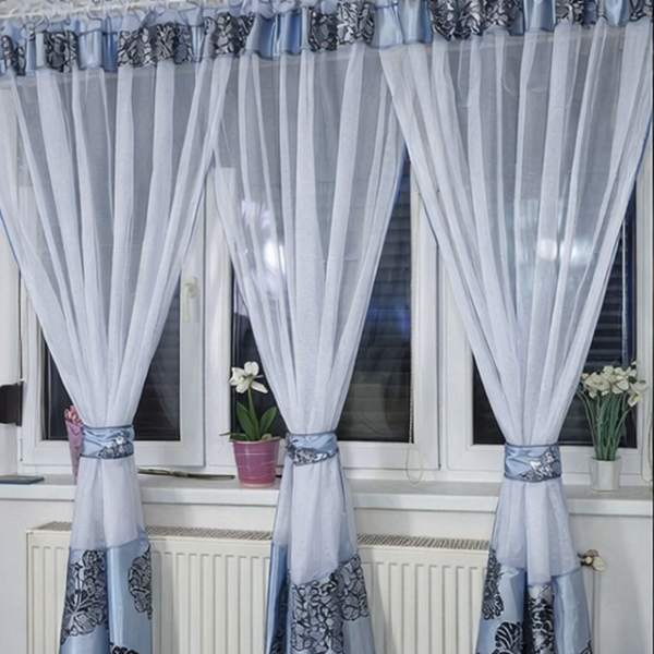 Set unic de perdele Plus draperii decorative pentru sufragerie dormitor, 4 Metri Pe 160cm, PRDL26 Set unic de perdele Plus draperii decorative pentru sufragerie dormitor, 4 Metri Pe 160cm, PRDL26