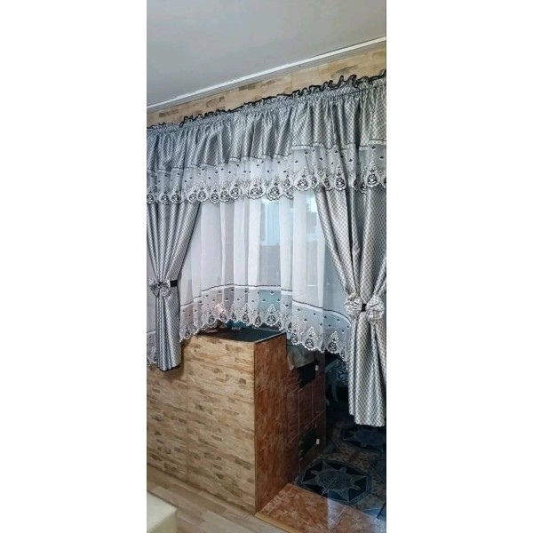 Set unic de perdele Plus draperii decorative pentru sufragerie dormitor, 4 Metri Pe 160cm, PRDL39 Set unic de perdele Plus draperii decorative pentru sufragerie dormitor, 4 Metri Pe 160cm, PRDL39