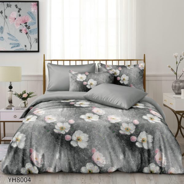 Set Lenjerie Eleganta Satinat , 4 piese cu ELASTIC, Cearceaf de pat cu elastic 180x200cm, YH804 Set Lenjerie Eleganta Satinat , 4 piese cu ELASTIC, Cearceaf de pat cu elastic 180x200cm, YH804