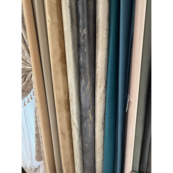 Set Perdea Voal + Draperie Catifea Blackout 400x160 cm PROVENINETA TURCIA, CALITATE GARANTATA!  SET21