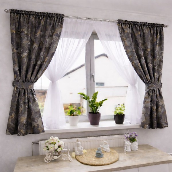 Set Perdea Voal + Draperie Catifea Blackout 400x160 cm PROVENINETA TURCIA, CALITATE GARANTATA! SET3 Set Perdea Voal + Draperie Catifea Blackout 400x160 cm PROVENINETA TURCIA, CALITATE GARANTATA! SET3