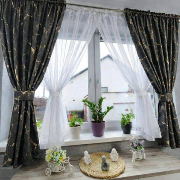 Set Perdea Voal + Draperie Catifea Blackout 400x160 cm PROVENINETA TURCIA, CALITATE GARANTATA! SET16 Set Perdea Voal + Draperie Catifea Blackout 400x160 cm PROVENINETA TURCIA, CALITATE GARANTATA! SET16