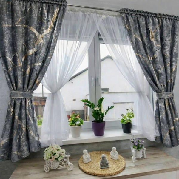Set Perdea Voal + Draperie Catifea Blackout 400x160 cm PROVENINETA TURCIA, CALITATE GARANTATA! SET18 Set Perdea Voal + Draperie Catifea Blackout 400x160 cm PROVENINETA TURCIA, CALITATE GARANTATA! SET18
