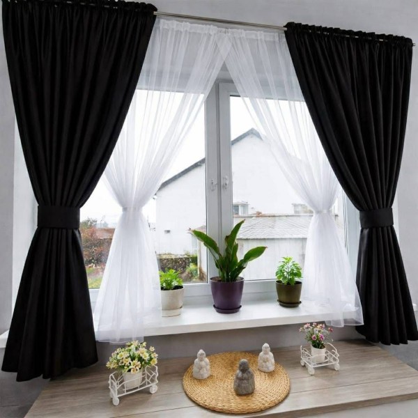 Set Perdea Voal + Draperie Catifea Blackout 400x160 cm PROVENINETA TURCIA, CALITATE GARANTATA! SET19 Set Perdea Voal + Draperie Catifea Blackout 400x160 cm PROVENINETA TURCIA, CALITATE GARANTATA! SET19